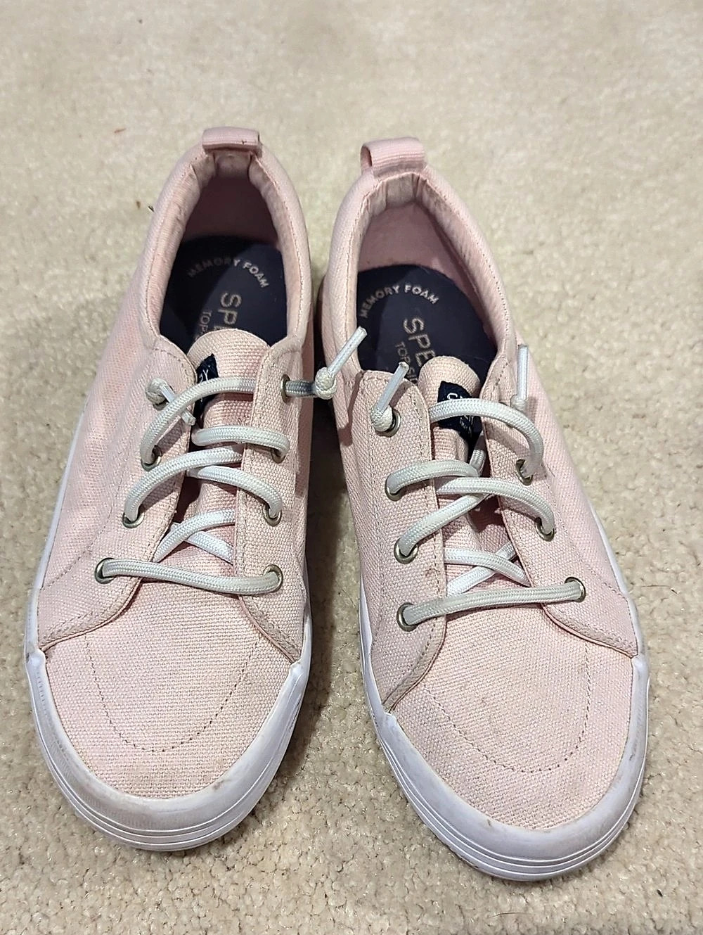 Sperry kids Crest Vibe Sneaker Pink & White US 1.5